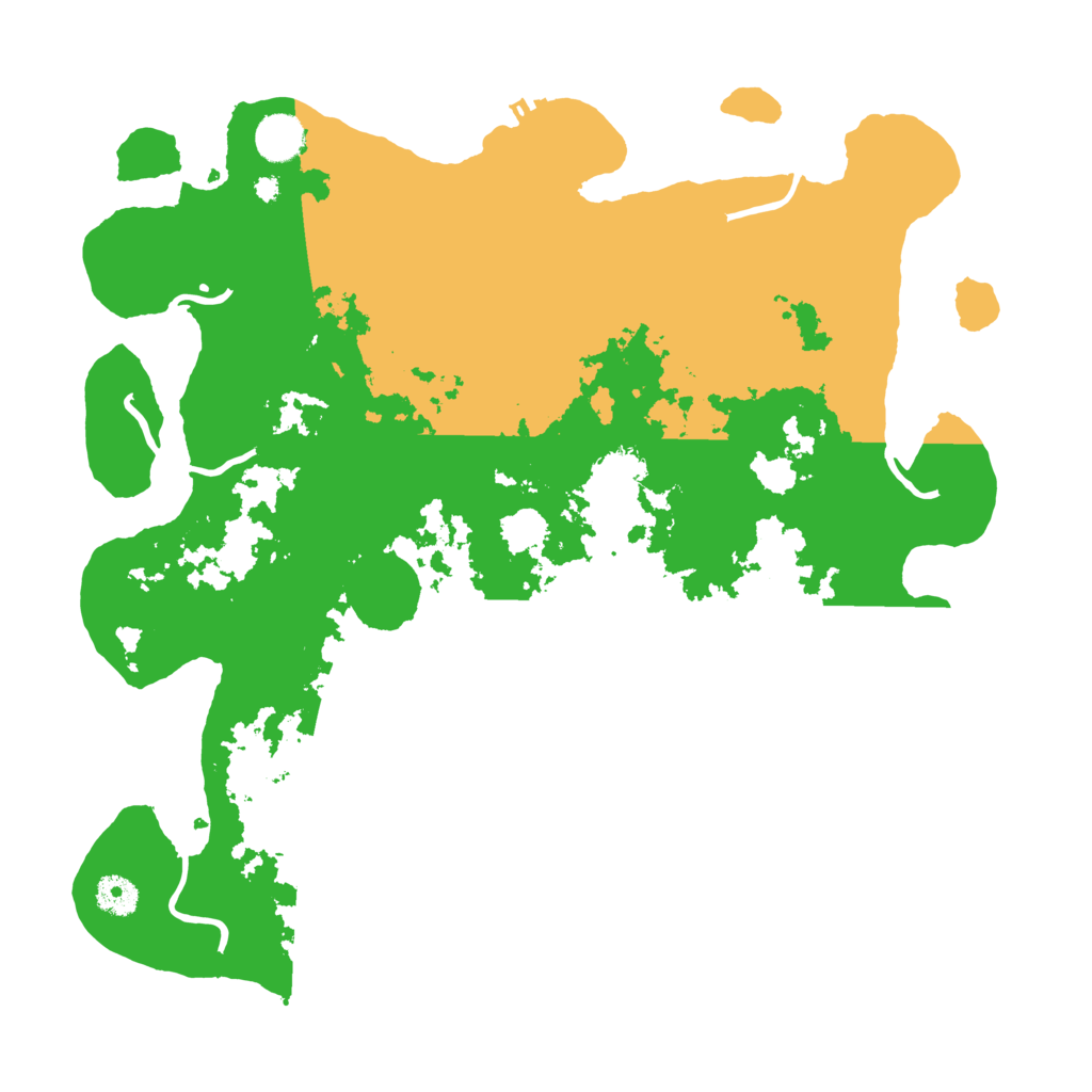 Biome Rust Map: Procedural Map, Size: 4000, Seed: 13912353