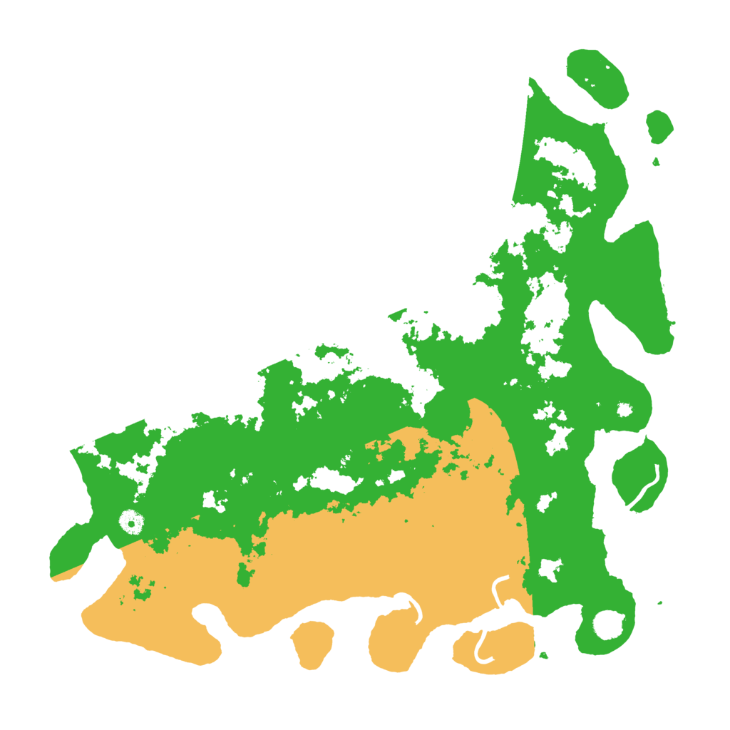 Biome Rust Map: Procedural Map, Size: 4500, Seed: 64803691