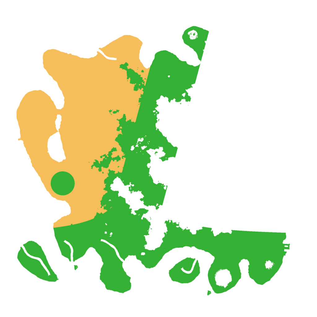 Biome Rust Map: Procedural Map, Size: 3500, Seed: 808770182