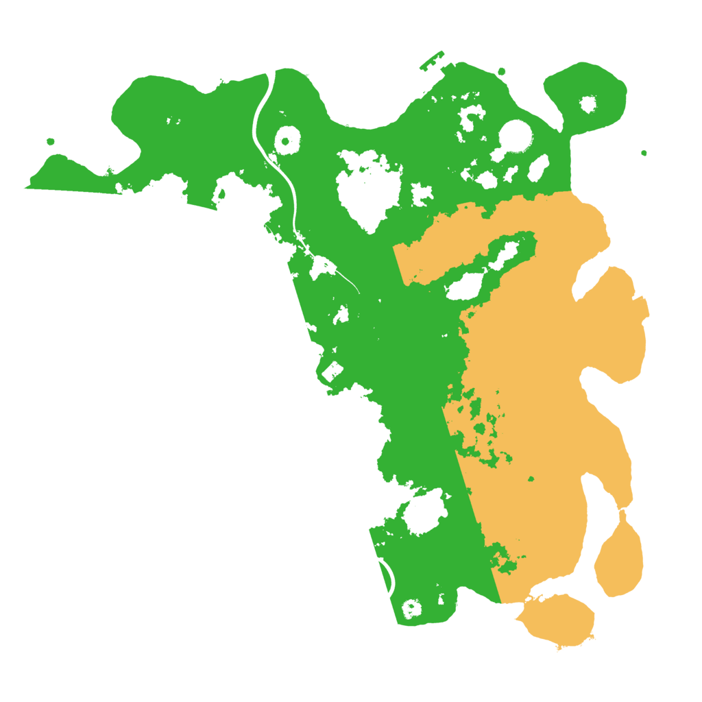 Biome Rust Map: Procedural Map, Size: 3750, Seed: 26792