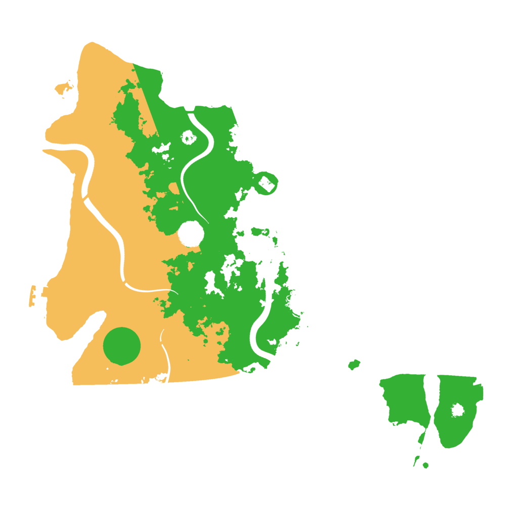 Biome Rust Map: Procedural Map, Size: 3650, Seed: 65595