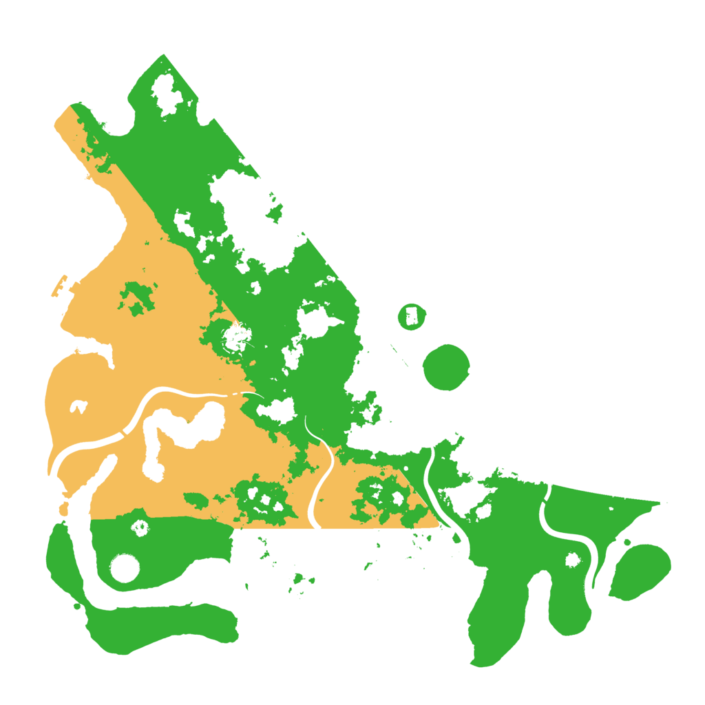 Biome Rust Map: Procedural Map, Size: 4300, Seed: 1813475