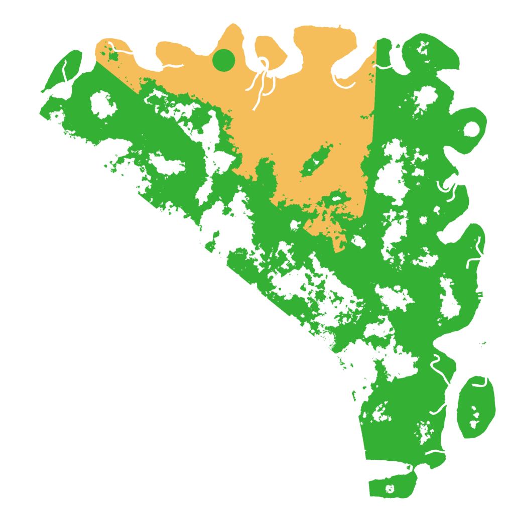 Biome Rust Map: Procedural Map, Size: 6000, Seed: 8462181