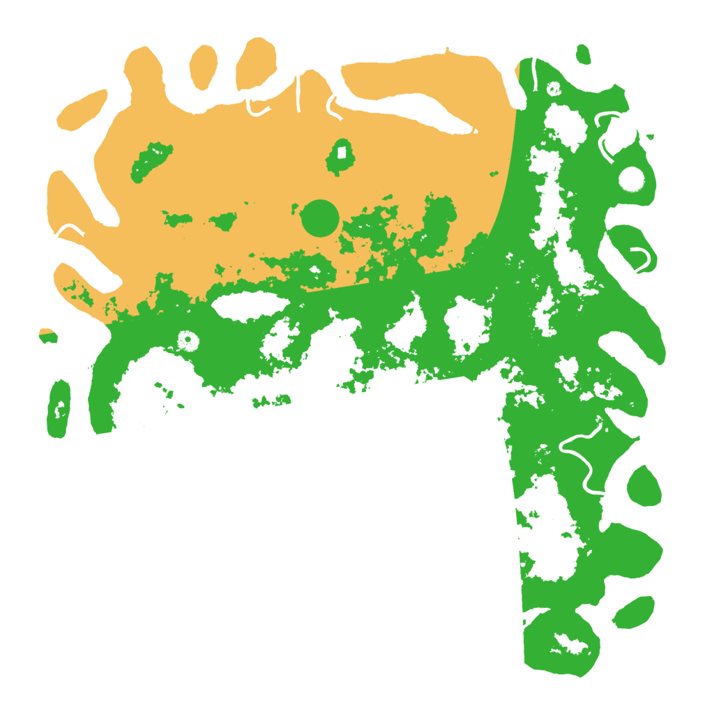 Biome Rust Map: Procedural Map, Size: 5000, Seed: 64545