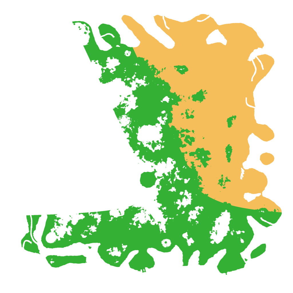 Biome Rust Map: Procedural Map, Size: 5000, Seed: 491309789