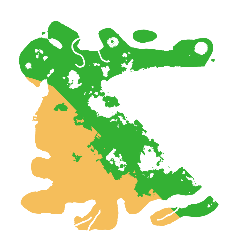 Biome Rust Map: Procedural Map, Size: 3500, Seed: 295330514