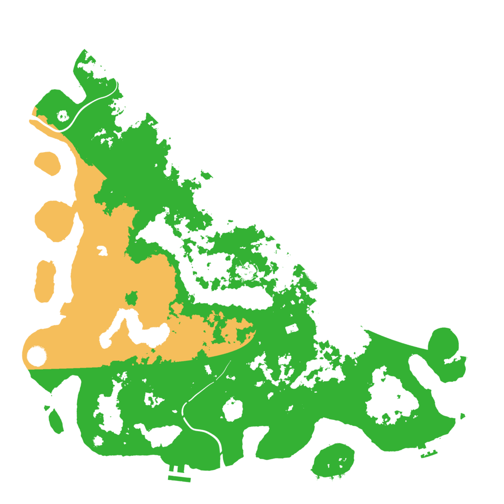 Biome Rust Map: Procedural Map, Size: 4500, Seed: 645491959