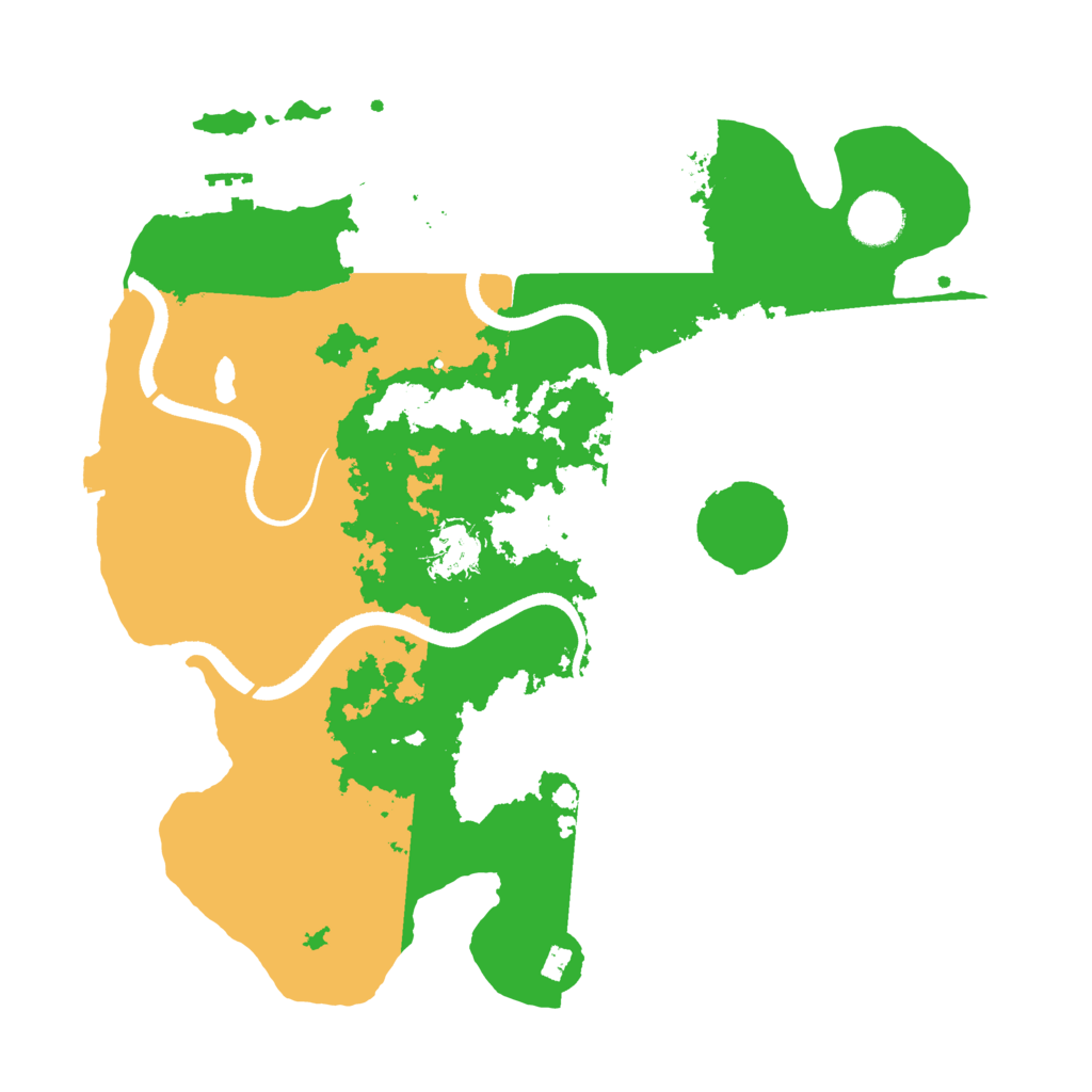 Biome Rust Map: Procedural Map, Size: 3500, Seed: 562024