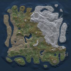 Thumbnail Rust Map: Procedural Map, Size: 4250, Seed: 193823810, 11 Monuments