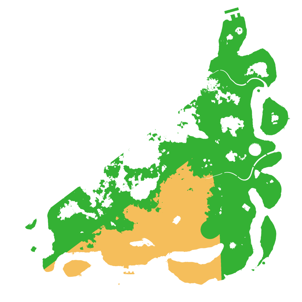 Biome Rust Map: Procedural Map, Size: 4250, Seed: 735660024