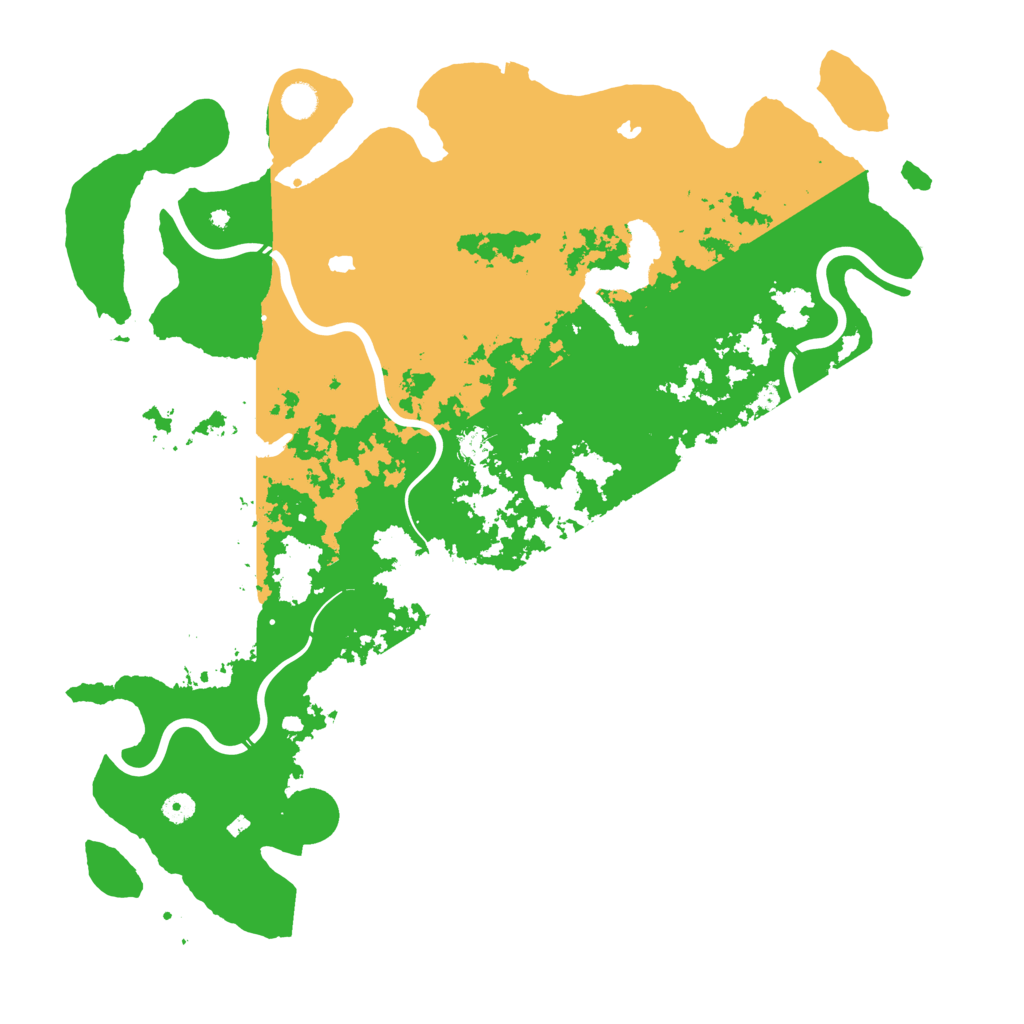 Biome Rust Map: Procedural Map, Size: 5000, Seed: 121315400