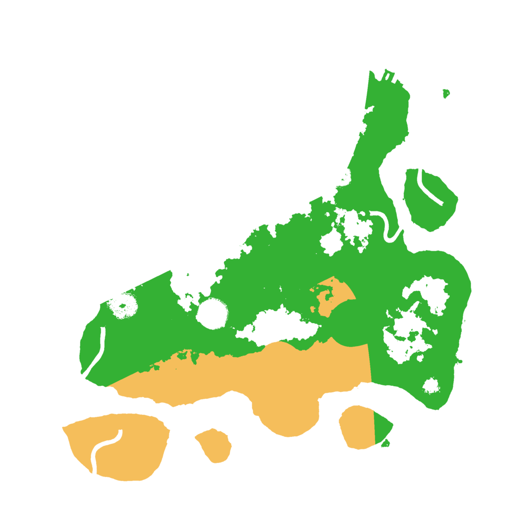 Biome Rust Map: Procedural Map, Size: 3000, Seed: 648068645
