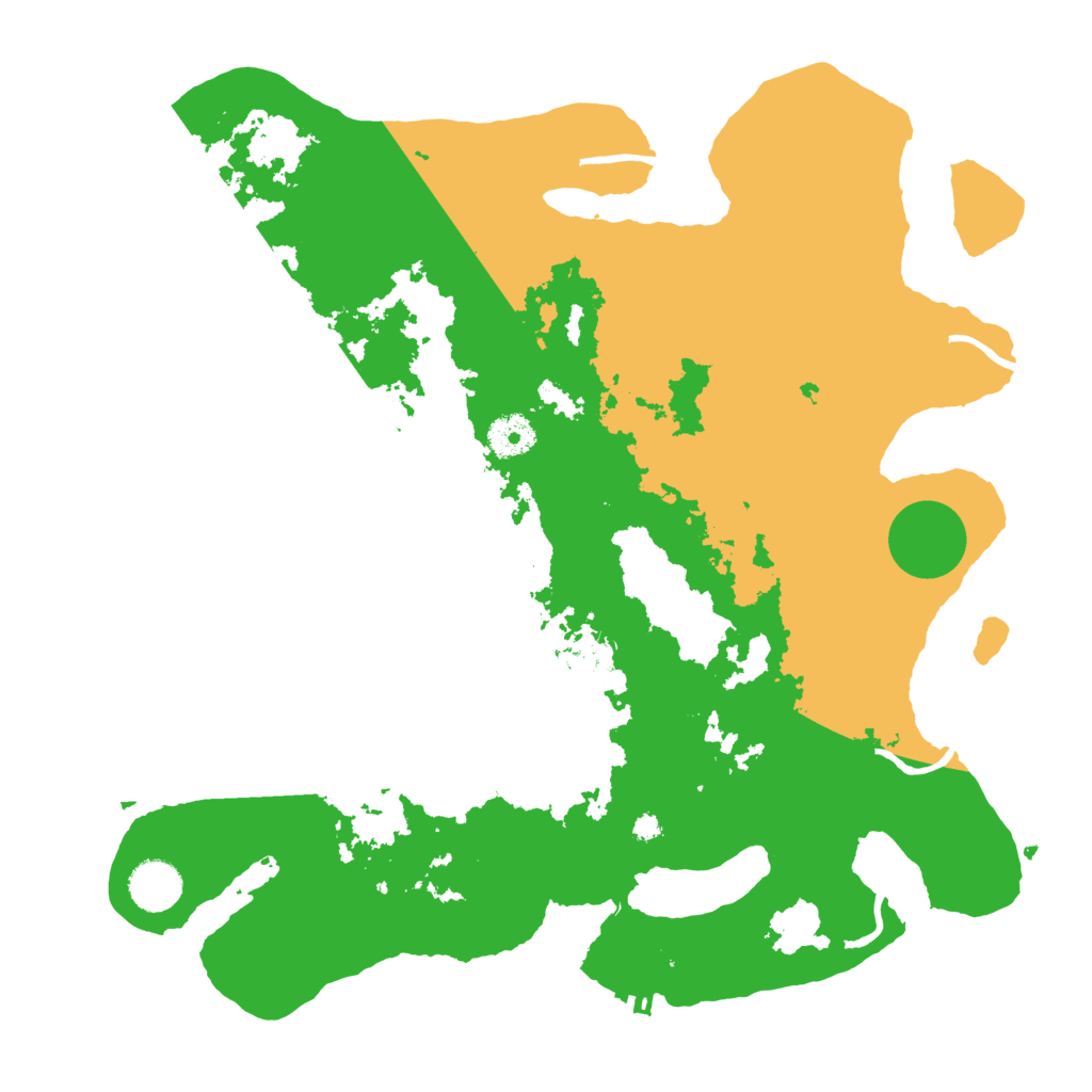 Biome Rust Map: Procedural Map, Size: 3700, Seed: 1071429664