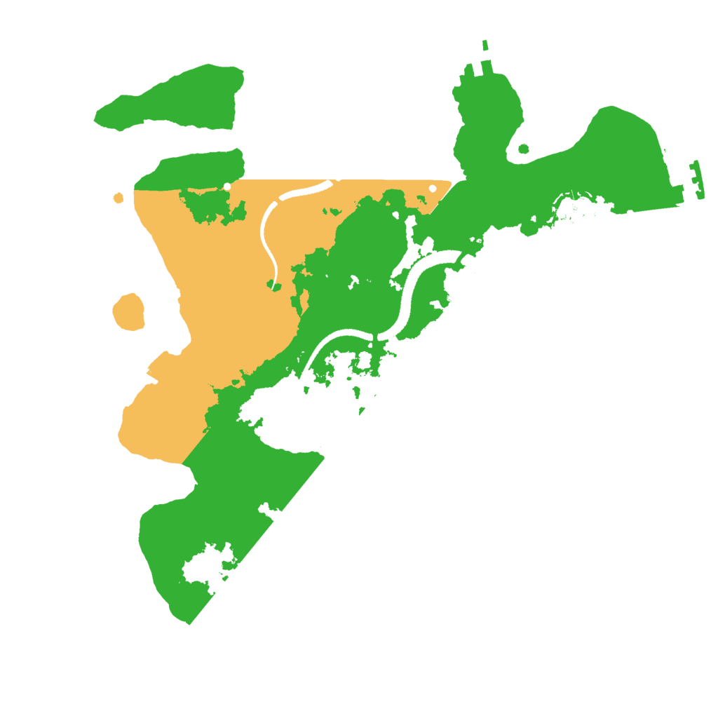 Biome Rust Map: Procedural Map, Size: 2800, Seed: 112454189