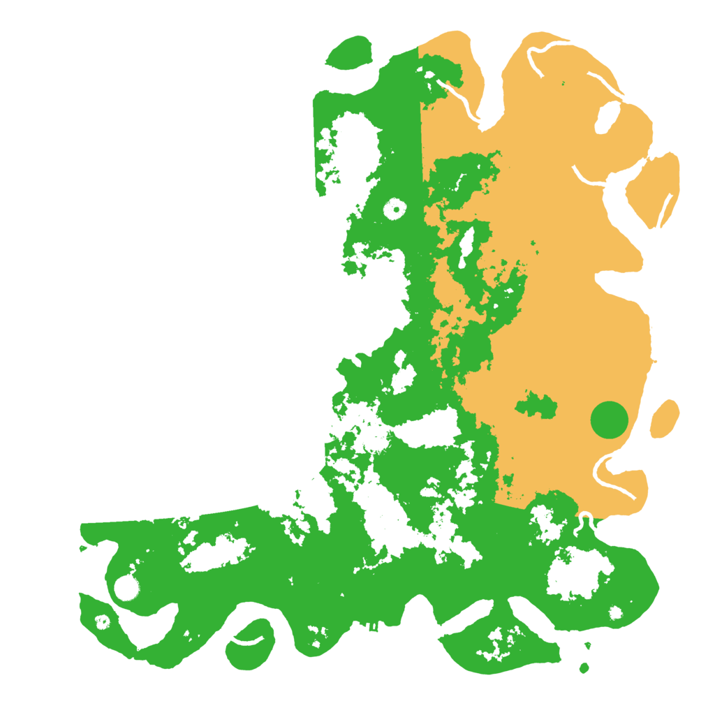 Biome Rust Map: Procedural Map, Size: 5000, Seed: 1407709827