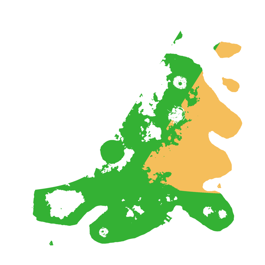 Biome Rust Map: Procedural Map, Size: 3000, Seed: 2538