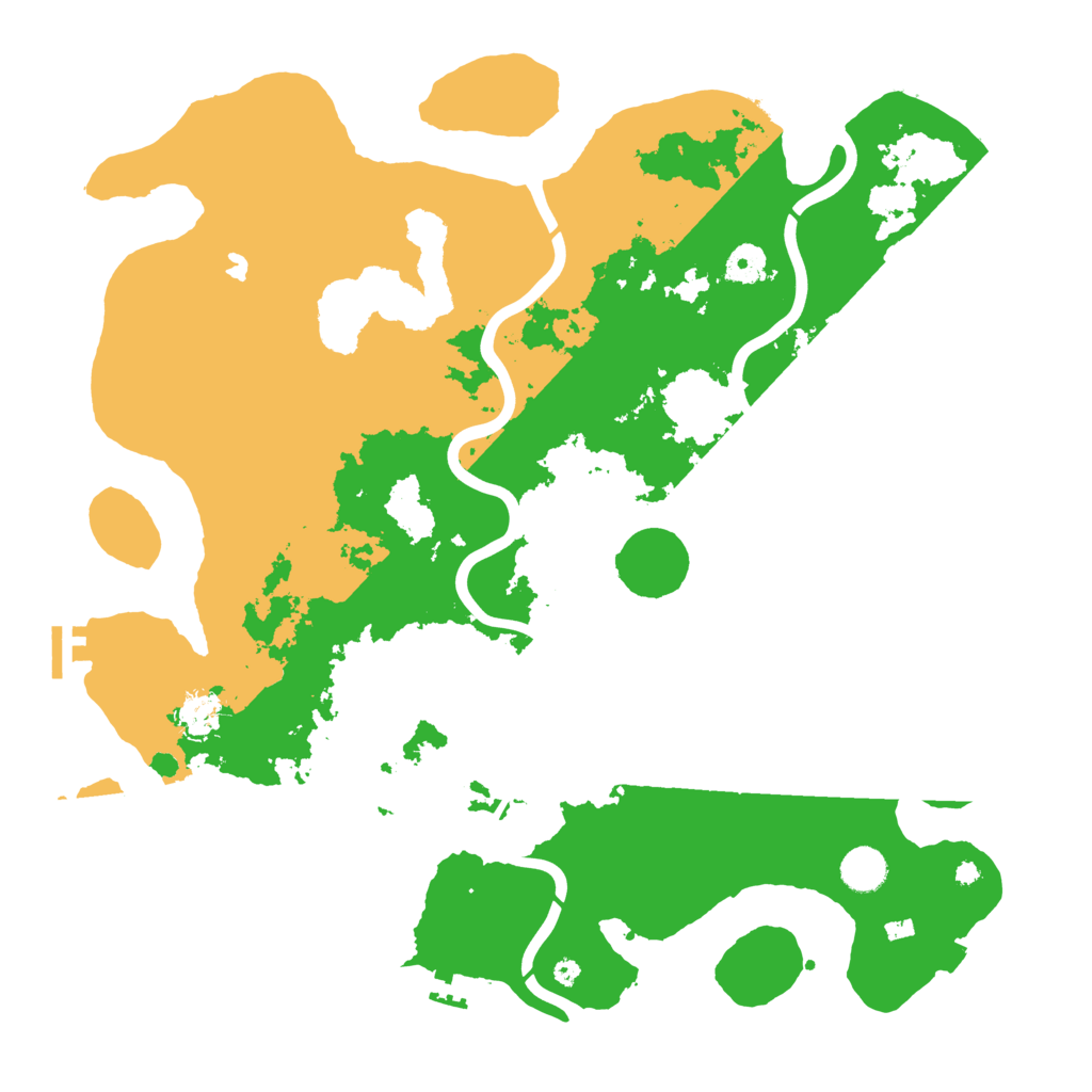 Biome Rust Map: Procedural Map, Size: 4200, Seed: 610972549