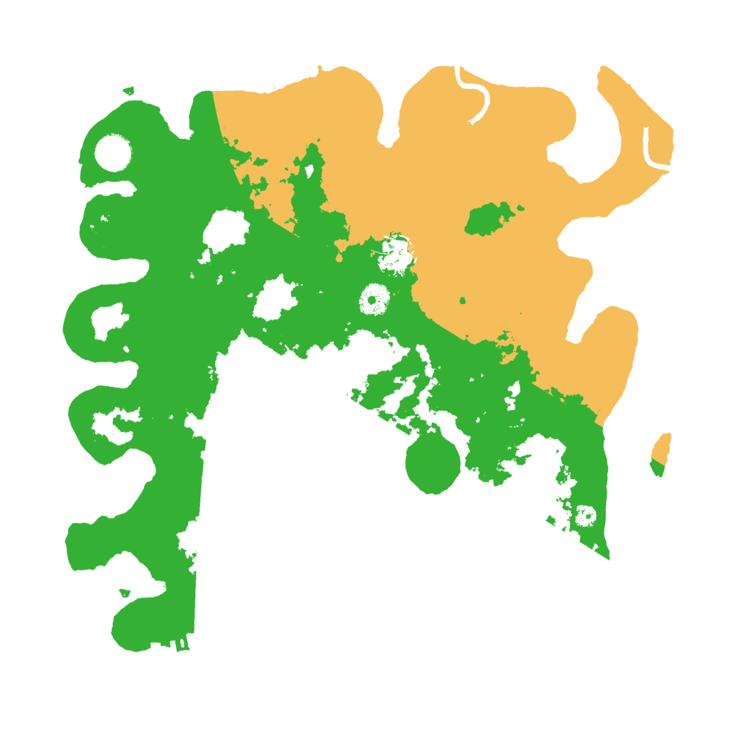 Biome Rust Map: Procedural Map, Size: 3500, Seed: 1305739331