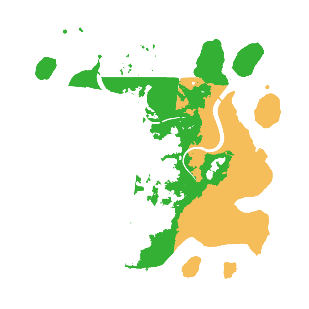 Biome Rust Map: Procedural Map, Size: 3000, Seed: 2109993844