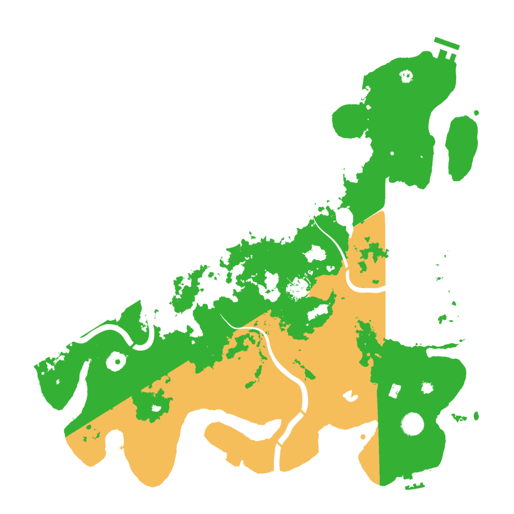 Biome Rust Map: Procedural Map, Size: 4000, Seed: 1056536688