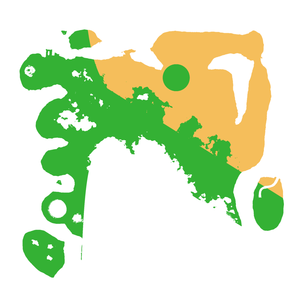 Biome Rust Map: Procedural Map, Size: 3000, Seed: 964842726