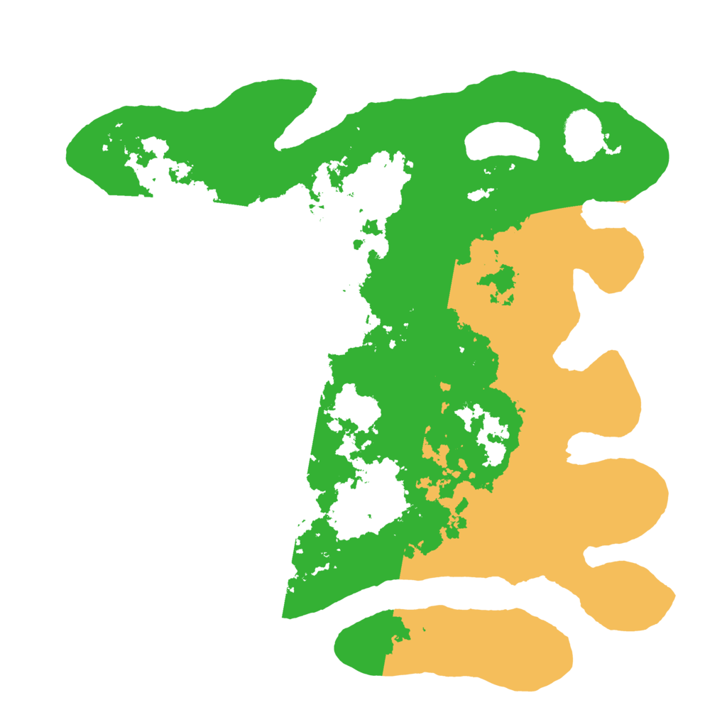 Biome Rust Map: Barren, Size: 3500, Seed: 1915118243