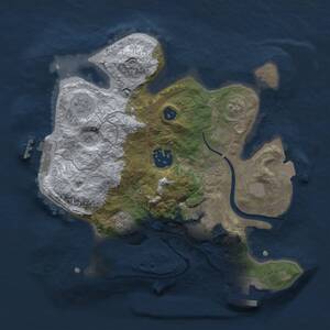 Thumbnail Rust Map: Procedural Map, Size: 2500, Seed: 42, 8 Monuments