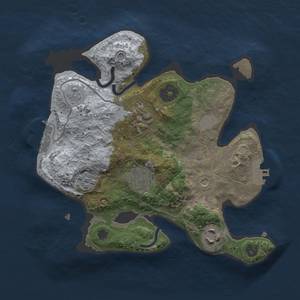 Thumbnail Rust Map: Procedural Map, Size: 2500, Seed: 42, 11 Monuments