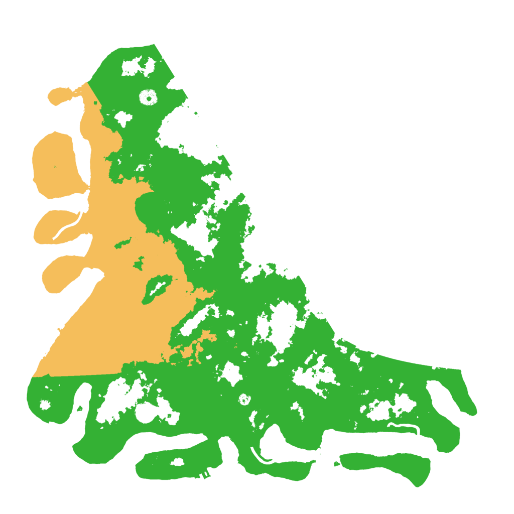 Biome Rust Map: Procedural Map, Size: 4500, Seed: 586325