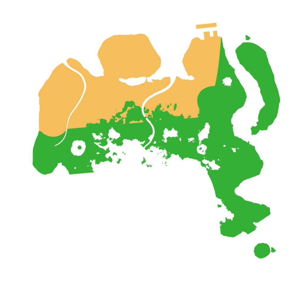 Biome Rust Map: Procedural Map, Size: 3000, Seed: 232487212