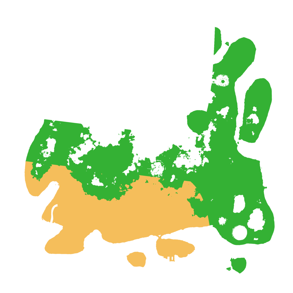 Biome Rust Map: Procedural Map, Size: 3500, Seed: 30008888