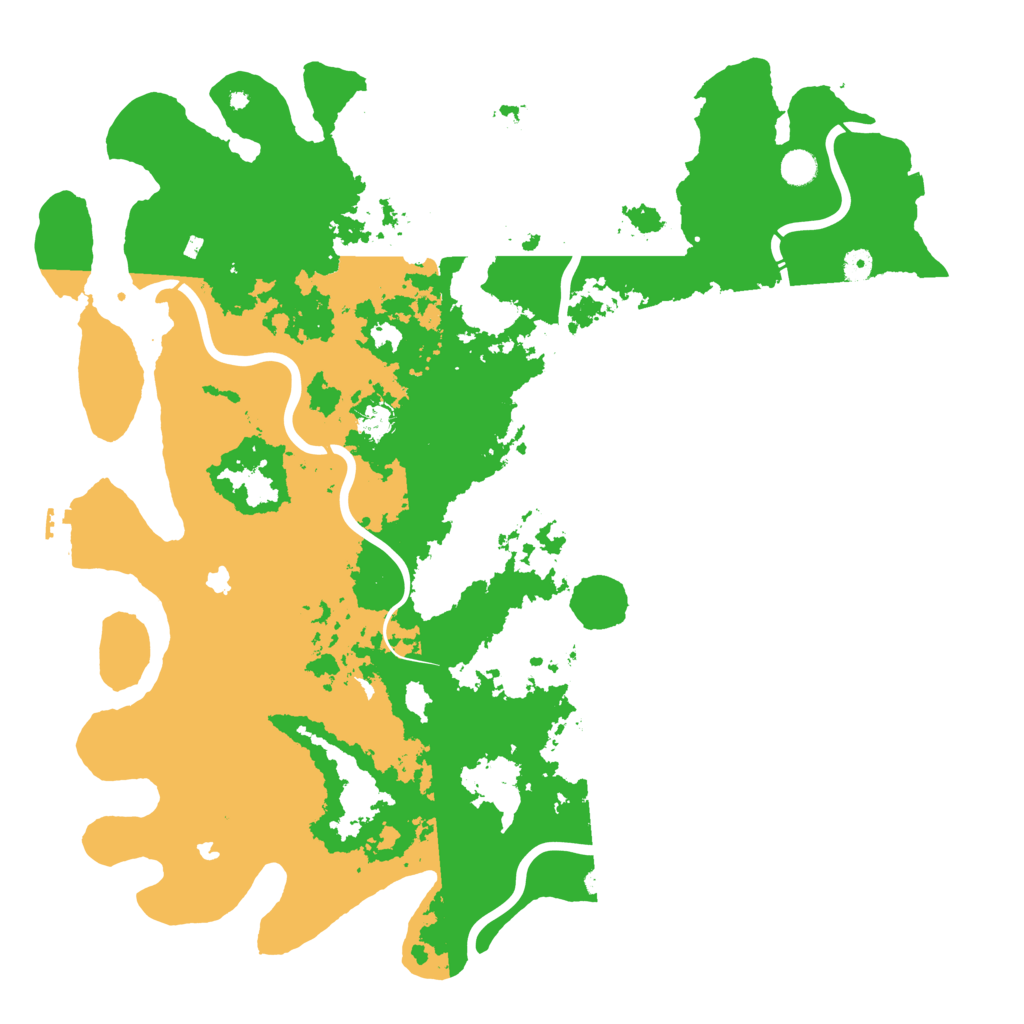 Biome Rust Map: Procedural Map, Size: 5000, Seed: 73047