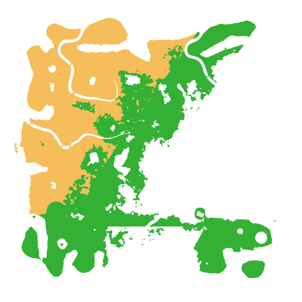 Biome Rust Map: Procedural Map, Size: 4500, Seed: 7133