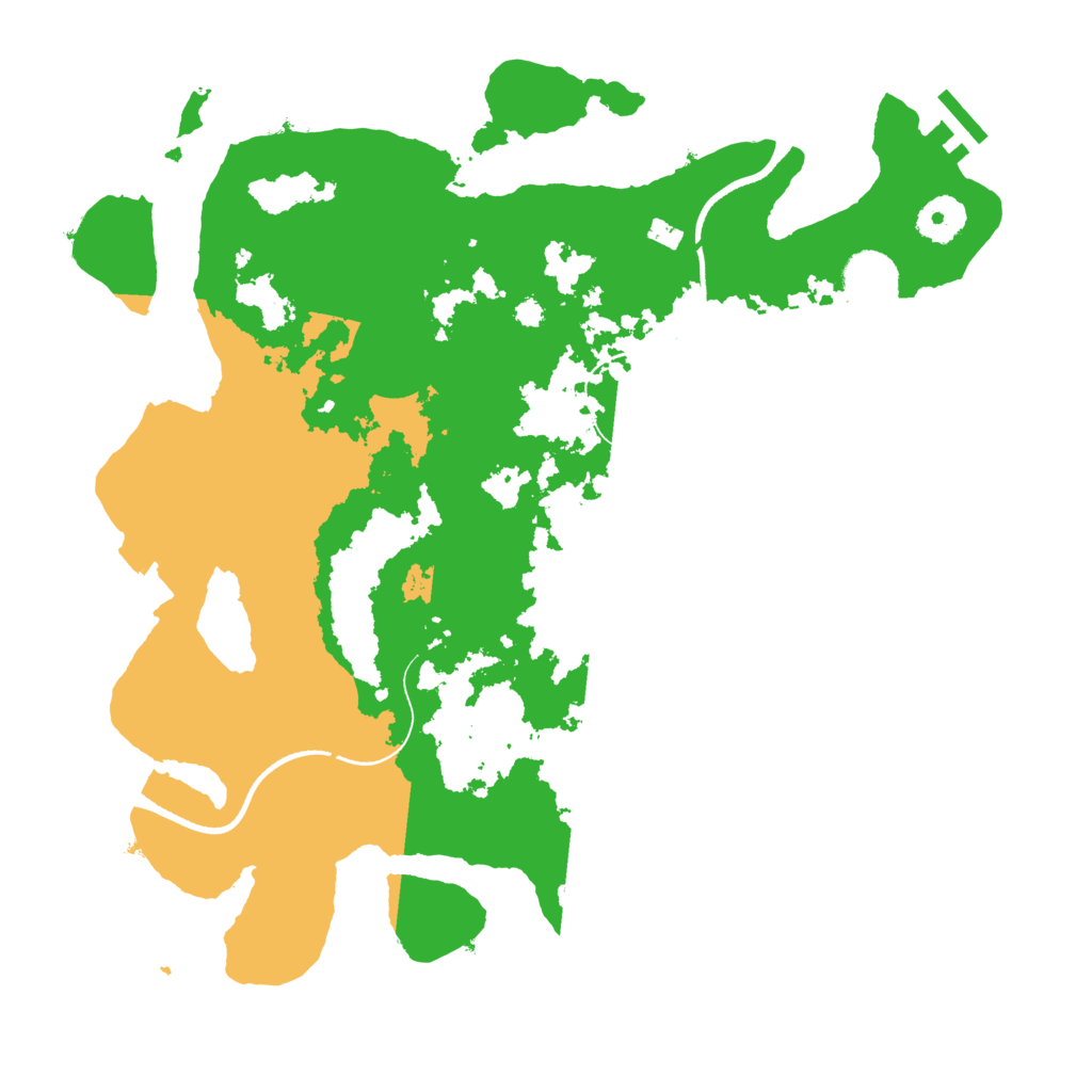 Biome Rust Map: Procedural Map, Size: 3500, Seed: 1275275015
