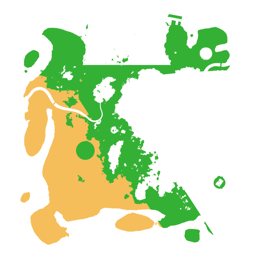 Biome Rust Map: Procedural Map, Size: 3700, Seed: 1842472928