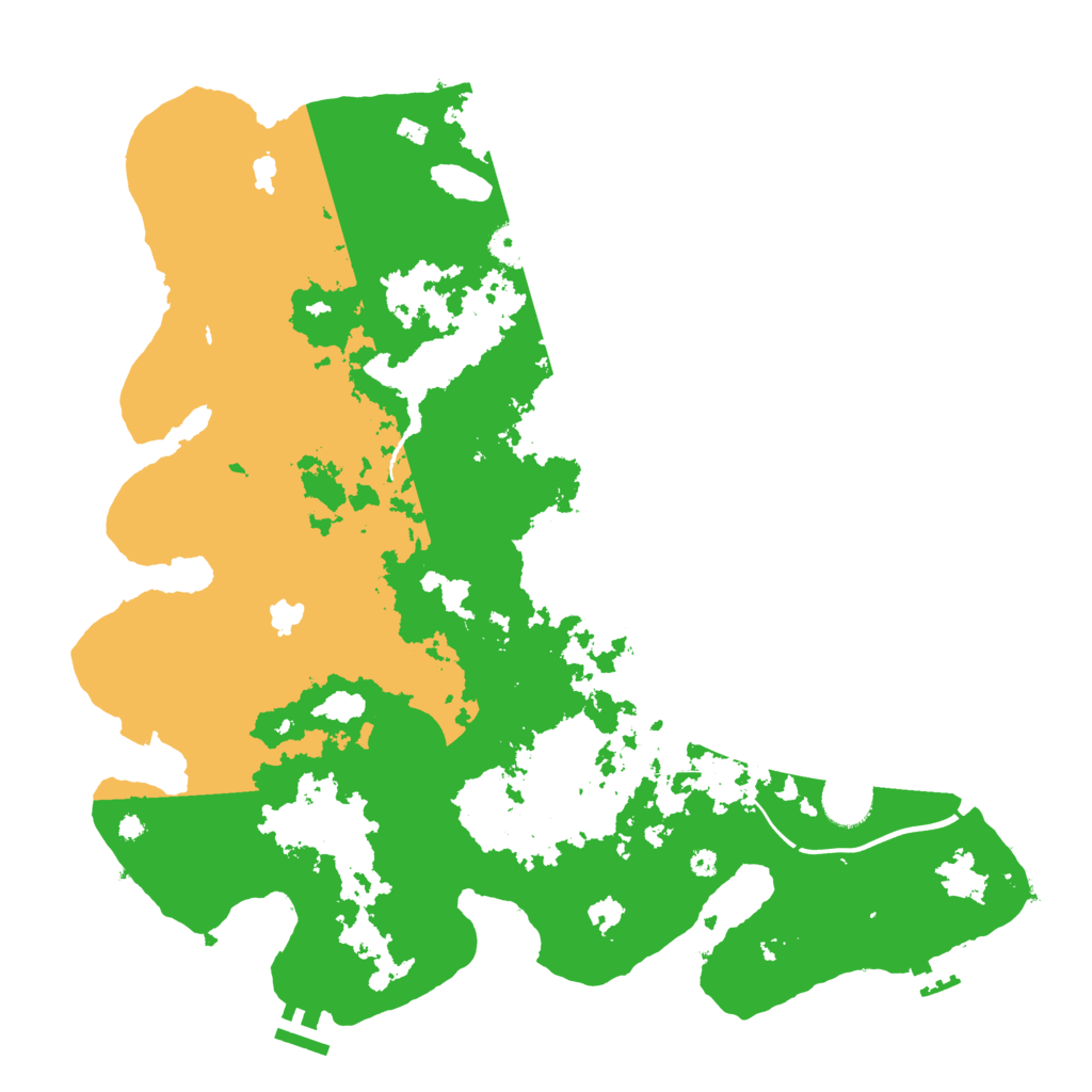 Biome Rust Map: Procedural Map, Size: 4000, Seed: 545233