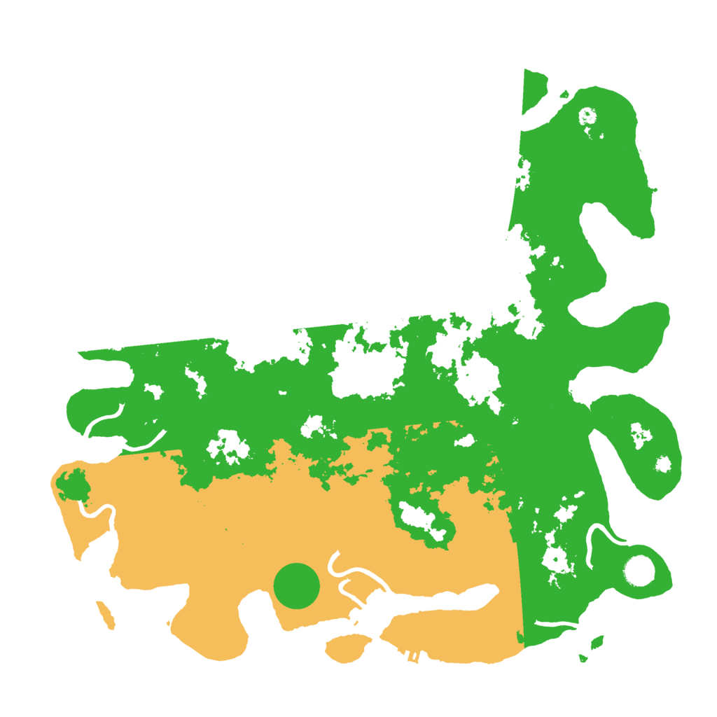 Biome Rust Map: Procedural Map, Size: 4100, Seed: 2023001