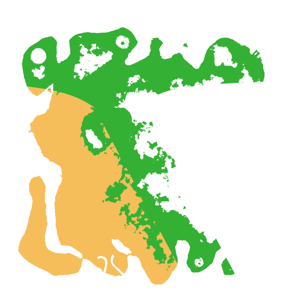 Biome Rust Map: Procedural Map, Size: 3500, Seed: 509365934