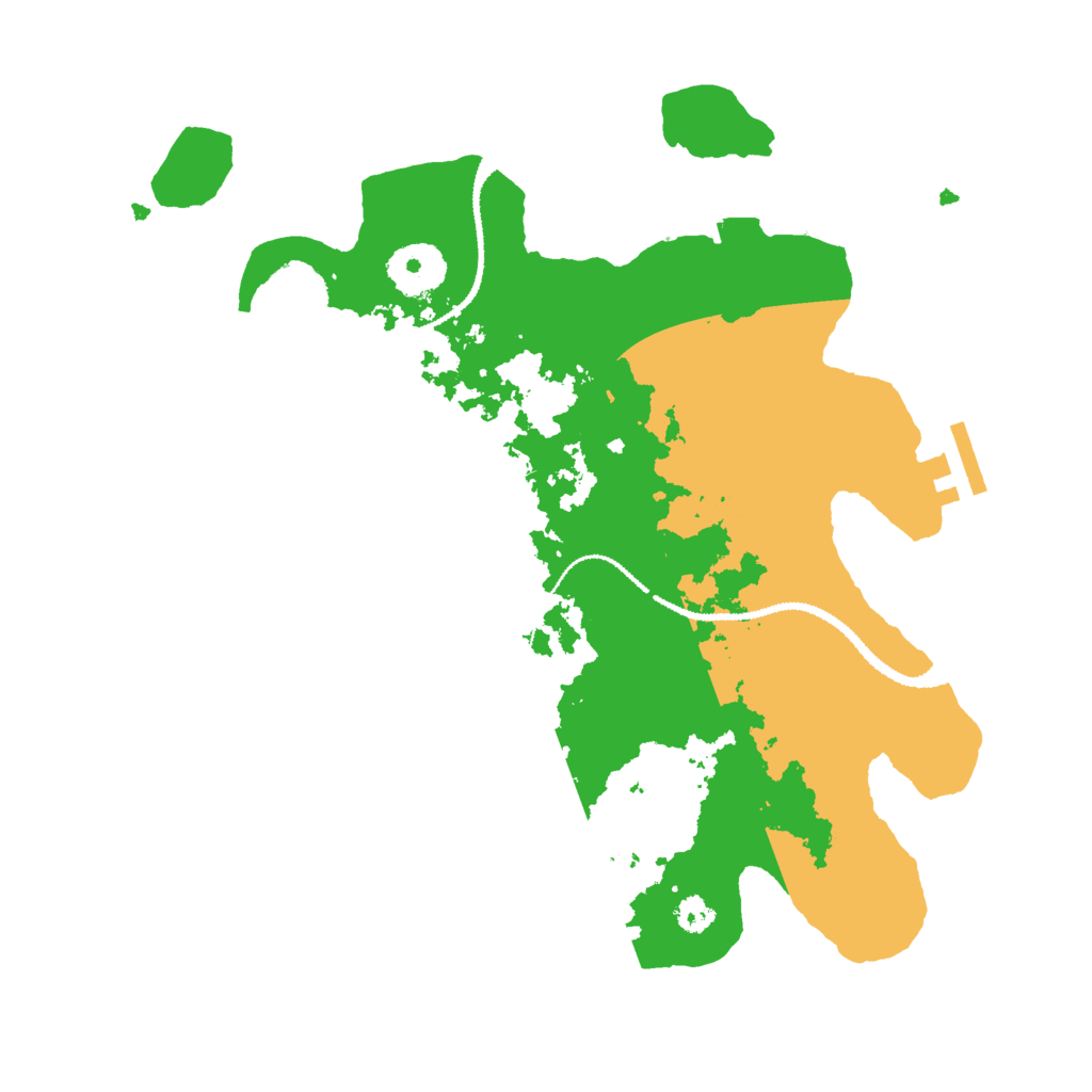 Biome Rust Map: Procedural Map, Size: 3000, Seed: 913148642