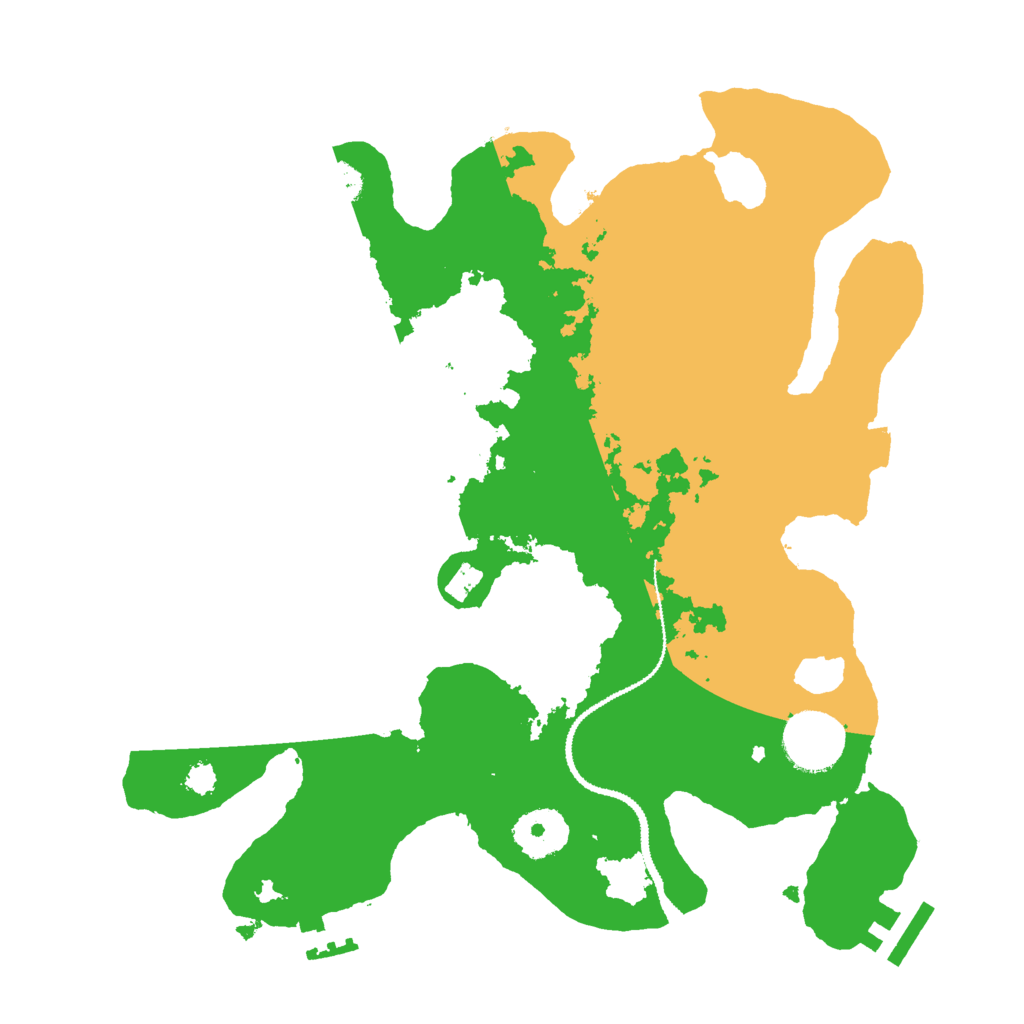 Biome Rust Map: Procedural Map, Size: 3000, Seed: 1574937871
