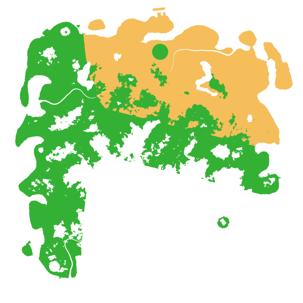 Biome Rust Map: Procedural Map, Size: 5000, Seed: 936429099