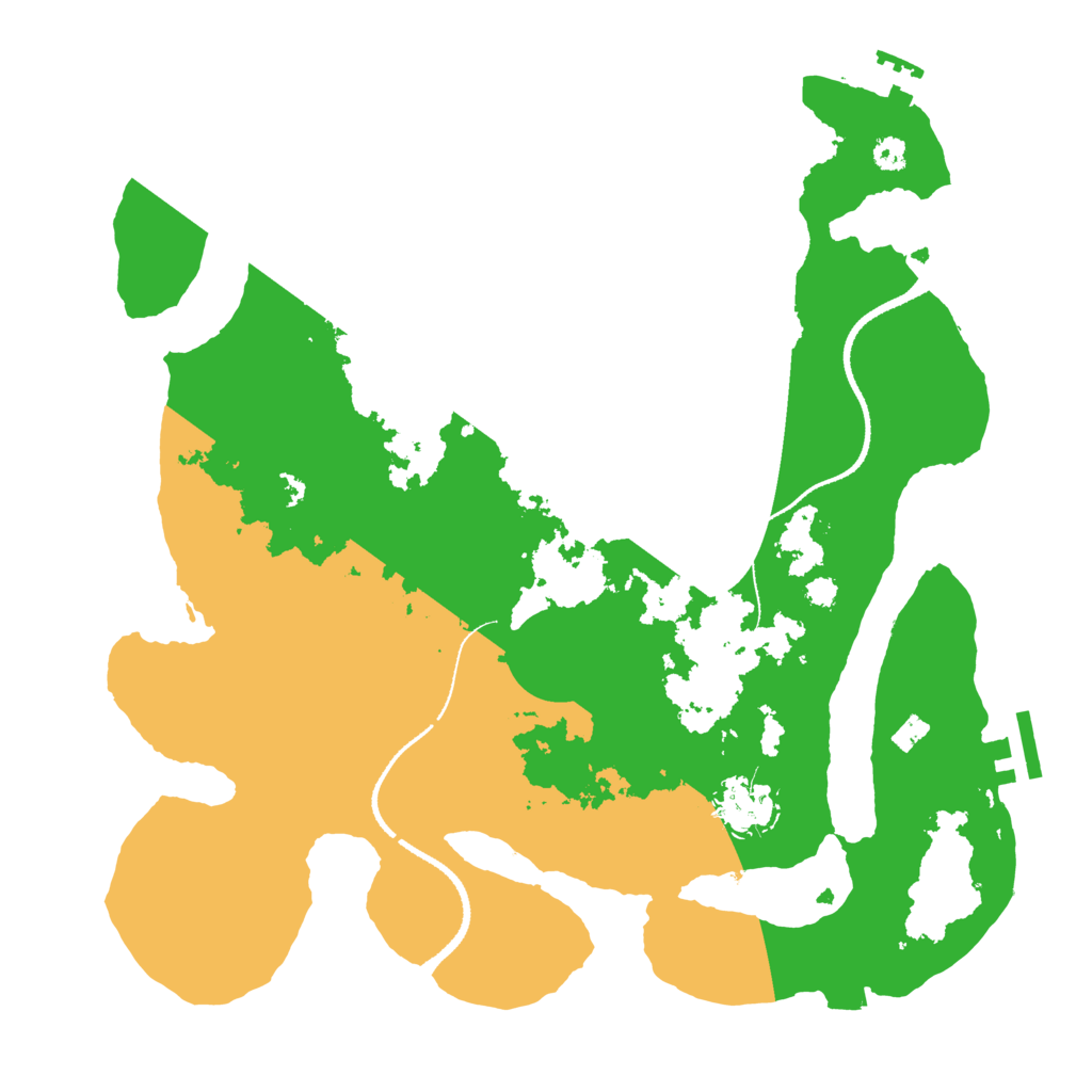 Biome Rust Map: Procedural Map, Size: 3250, Seed: 1089090574