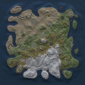 Thumbnail Rust Map: Procedural Map, Size: 3750, Seed: 19612017, 19 Monuments