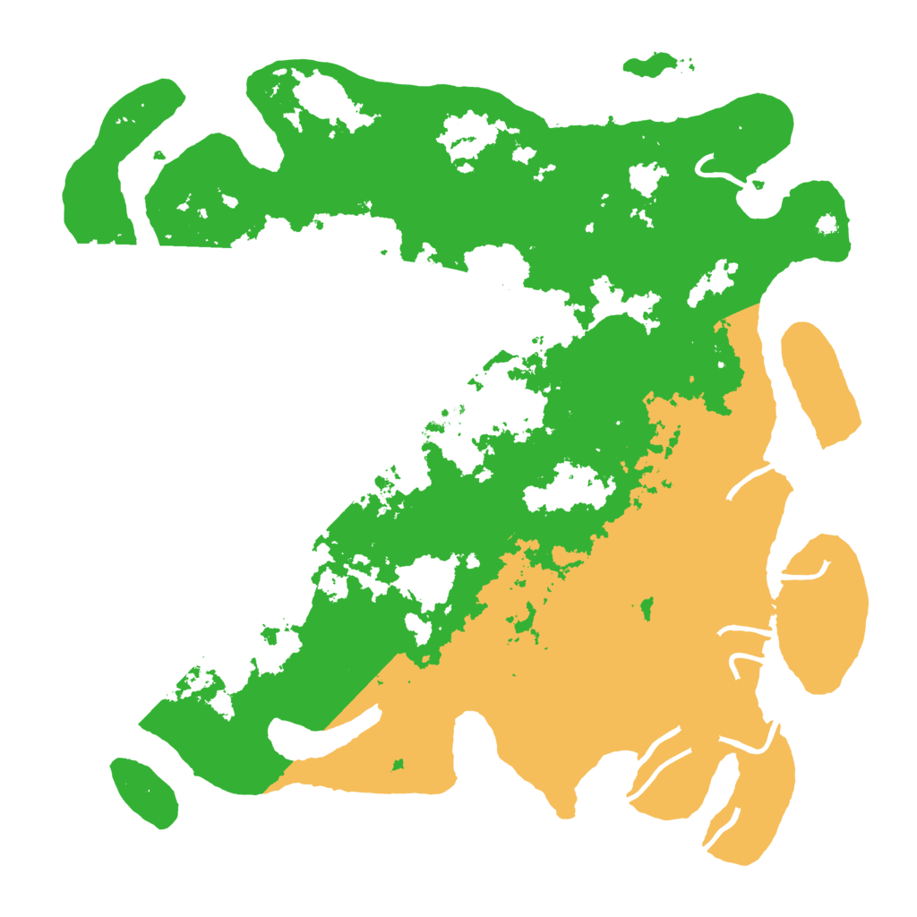 Biome Rust Map: Procedural Map, Size: 4096, Seed: 8471