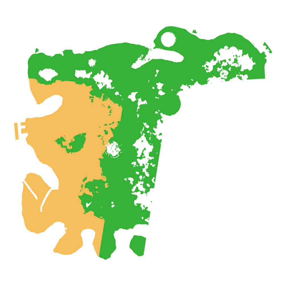 Biome Rust Map: Procedural Map, Size: 3500, Seed: 2011