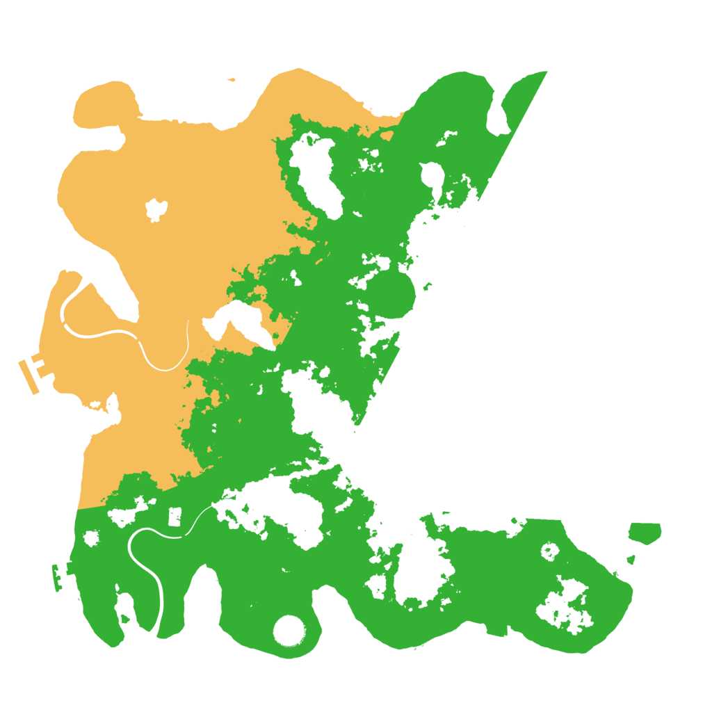 Biome Rust Map: Procedural Map, Size: 4000, Seed: 233323