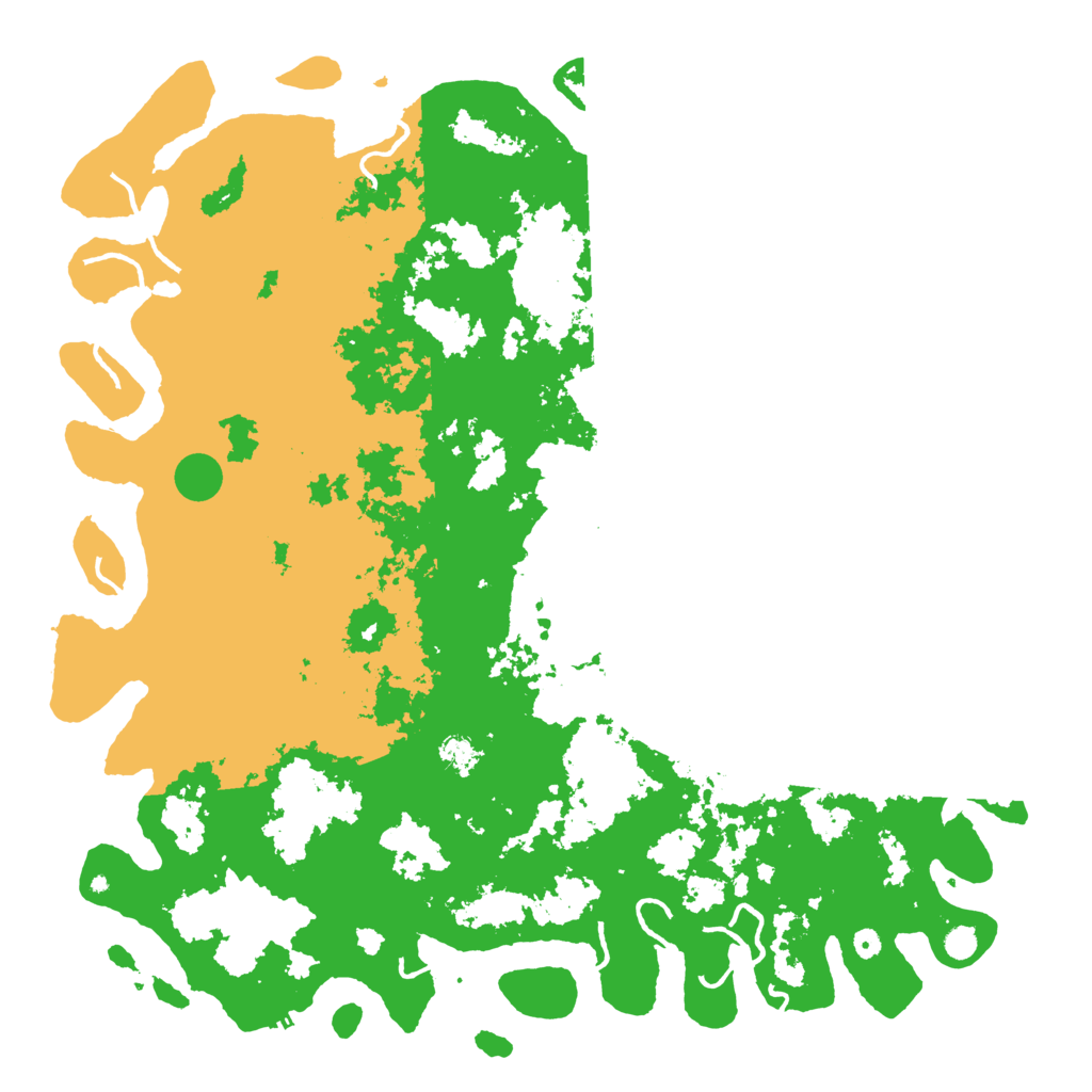 Biome Rust Map: Procedural Map, Size: 6000, Seed: 27148