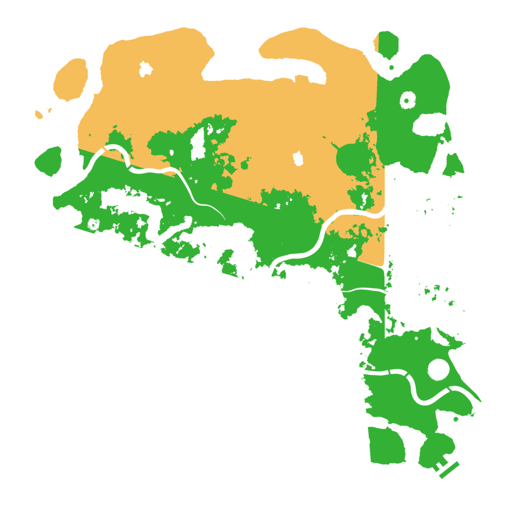 Biome Rust Map: Procedural Map, Size: 4500, Seed: 76065980