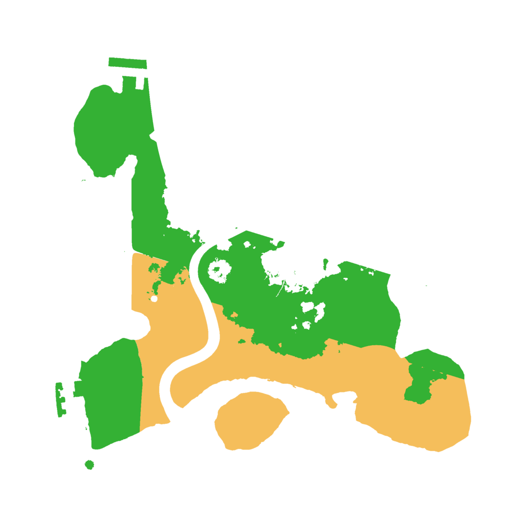 Biome Rust Map: Procedural Map, Size: 2324, Seed: 13825