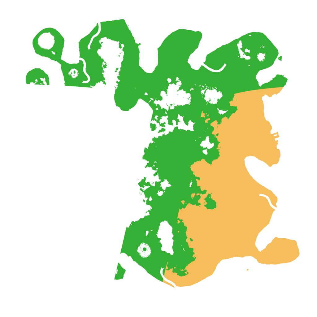 Biome Rust Map: Procedural Map, Size: 3500, Seed: 1060487078